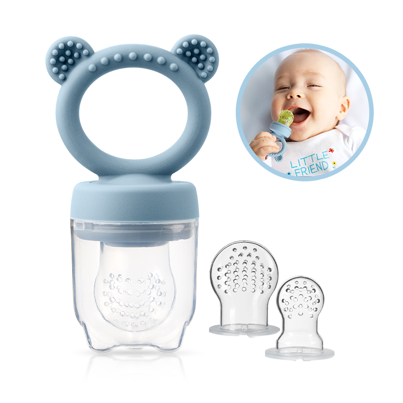 Health Wellness Items - Silicone Bear Shaped Baby Fruit Feeder
