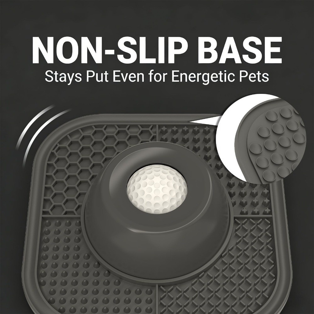 Health Wellness Solutions - Silicone Pet Lick Bowl Interactive Non-Slip