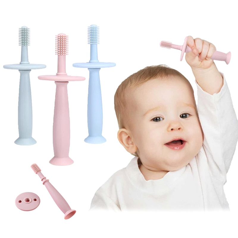 Health Wellness Solutions - 1Pcs Baby Finger Toothbrush Soft Silicone