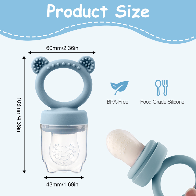 Silicone Bear Shaped Baby Frui - Health Wellness Items ulasan dan harga