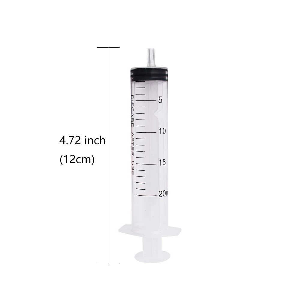 20ml Straight Mouth Plastic Sy - Health Wellness Solutions ulasan dan harga