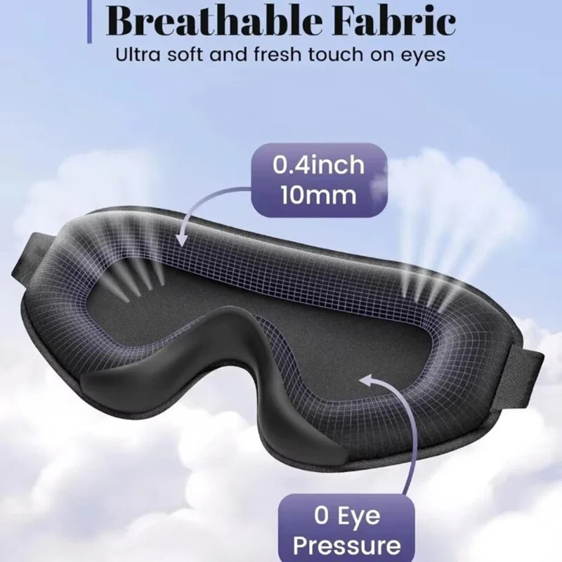 3D Blackout Breathable Sleep M - Sleep Eye Mask 3D ulasan dan harga