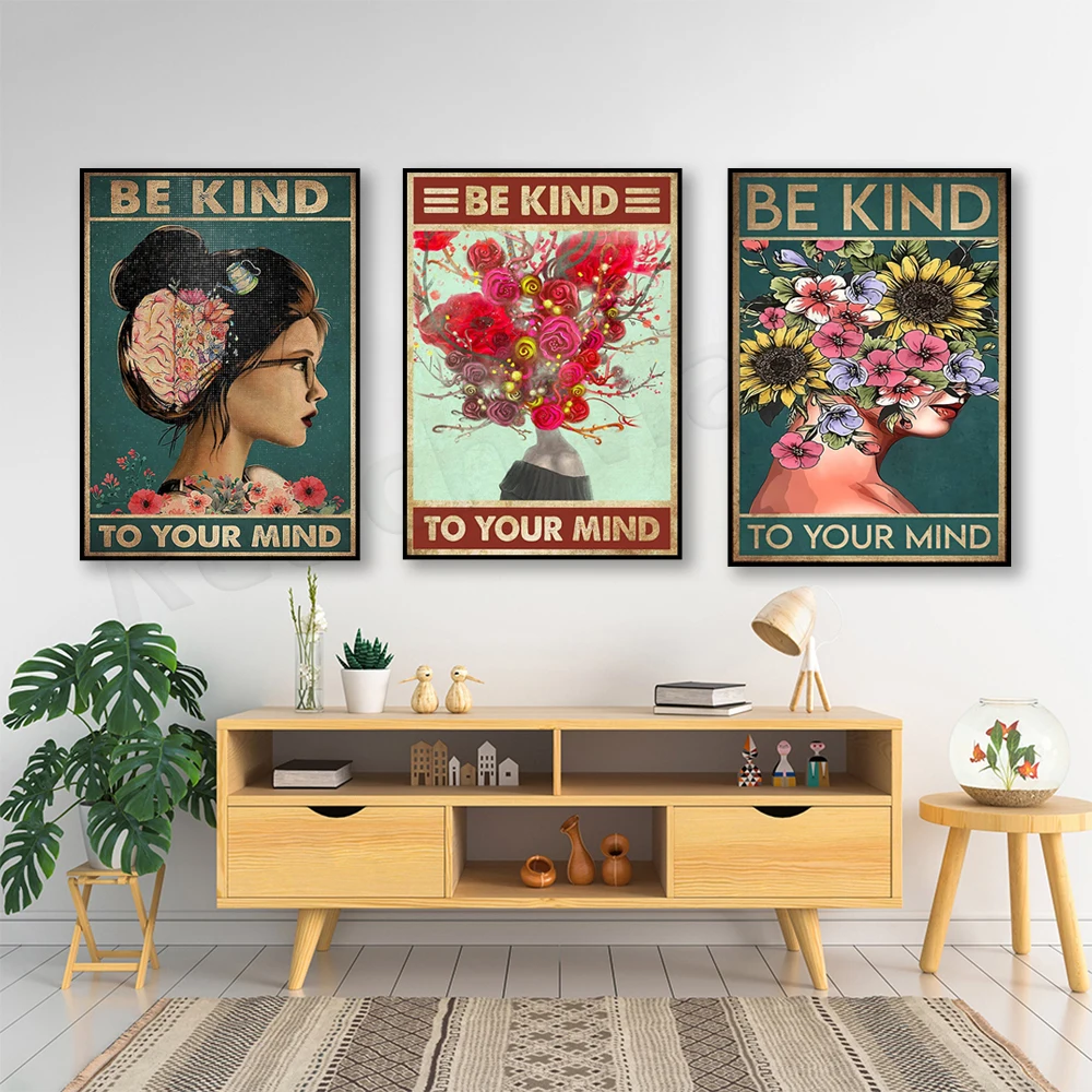 Treat your mind well: Women's  - Mental Health Wellness Quotes ulasan dan harga