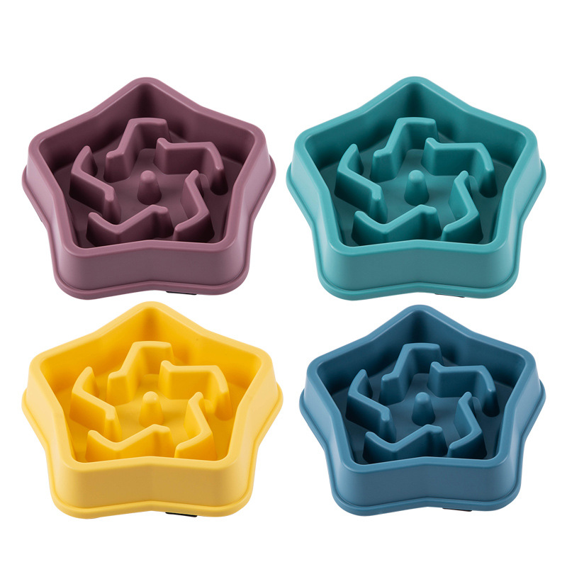 Pet Cat Dog Slow Food Bowl Fat - Health Wellness Items ulasan dan harga