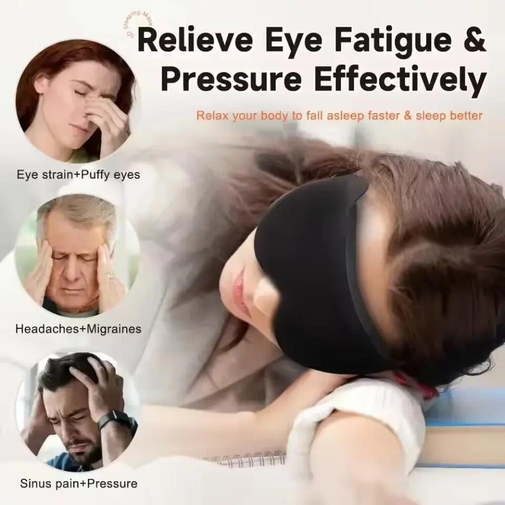 New 3D Sleep Eye Mask Stereosc - Sleep Eye Mask 3D ulasan dan harga