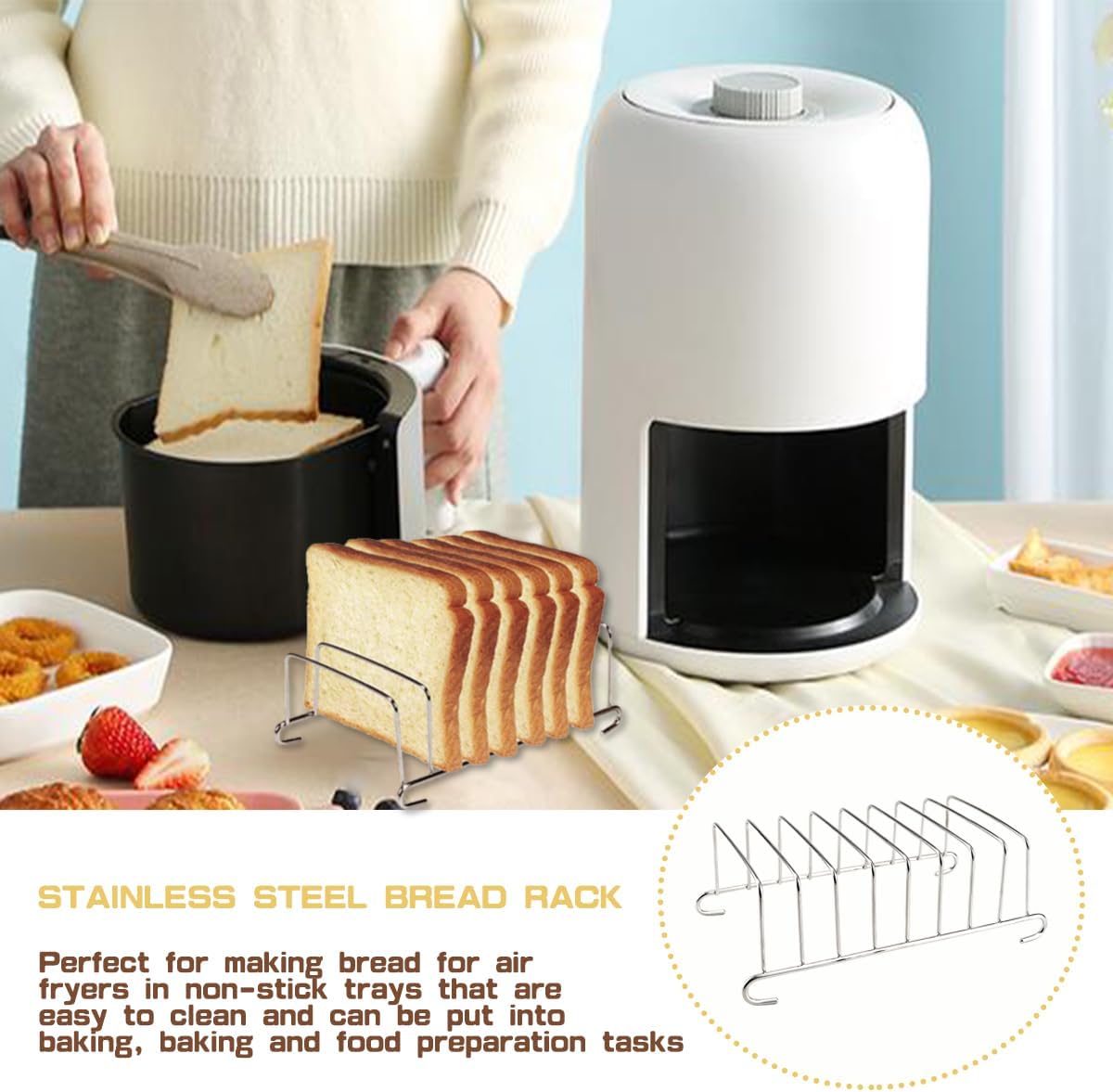 1Pcs Stainless Steel Toast Bre - Health Wellness Items ulasan dan harga