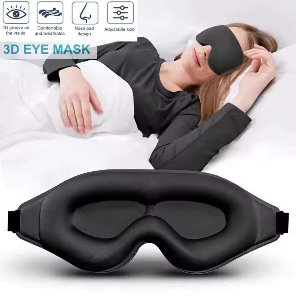 3D Eye Mask, Comfortable & Bre - Sleep Eye Mask 3D ulasan dan harga