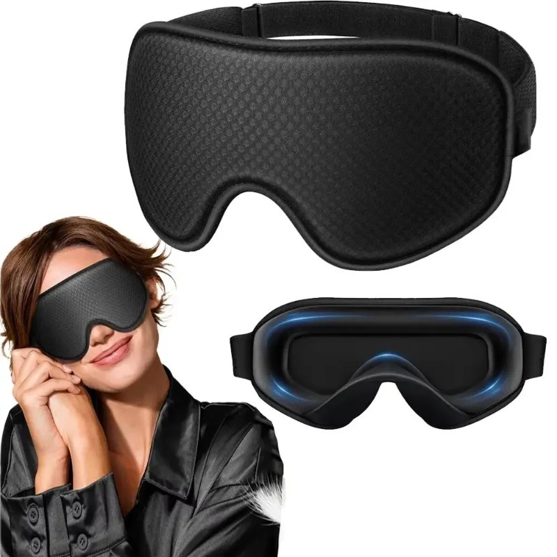 Sleep Mask Blackout Eye Mask f - Sleep Eye Mask 3D ulasan dan harga